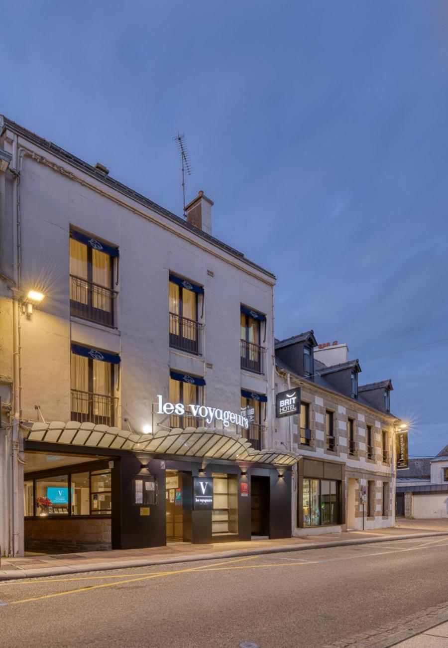 Brit Hotel Les Voyageurs Лудеак Экстерьер фото